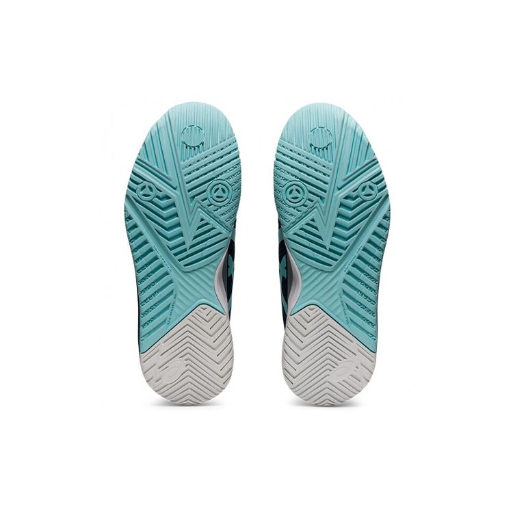 Asics Gel-Resolution 8 Trendy Comfortable Durable Low-Top Tennis Shoes Women Sneaker Ocean-Blue 1042A072-406