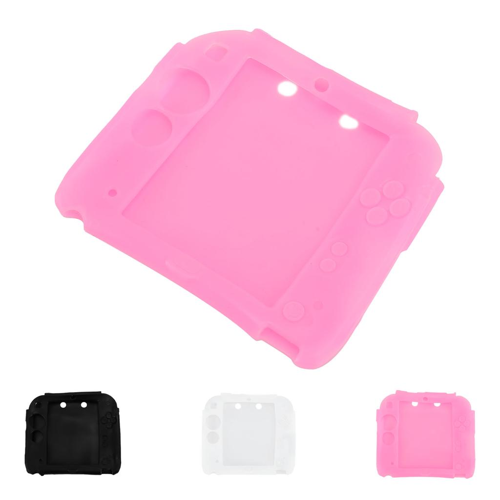 Protective Cover for 2DS Scratch Resistant Soft Silicone Skin Case with Top and Bottom Screen Protec