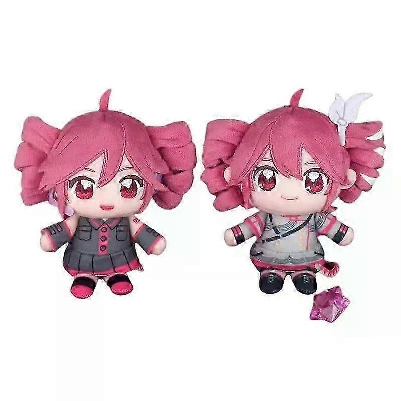Shibingsheng 20cm Kasane Teto Plush Toy Soft Doll Stuffed Plushies Figure Anime Cosplay Cartoon Birthday Present Christmas Gift For Fans Girl