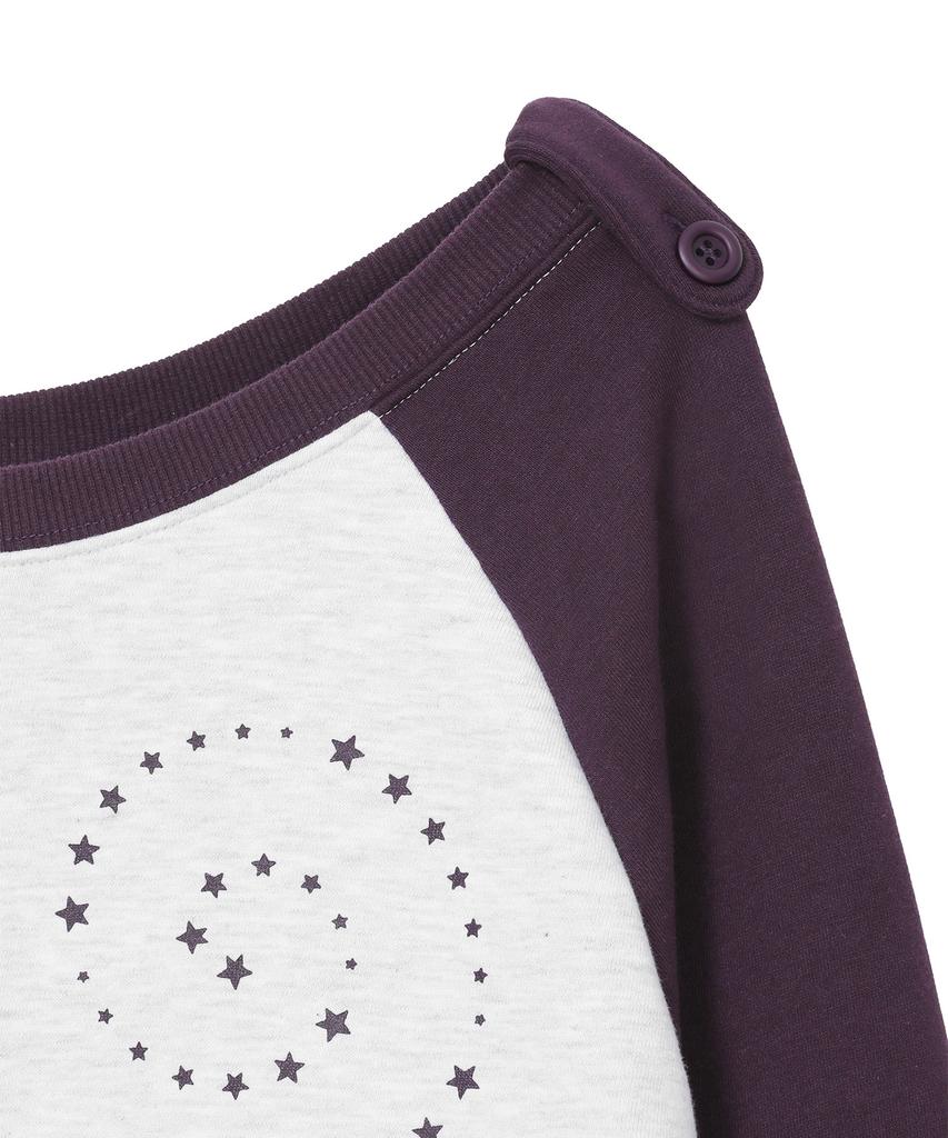 BAUF Boat Neck Pocket Sweatshirt [Purple]