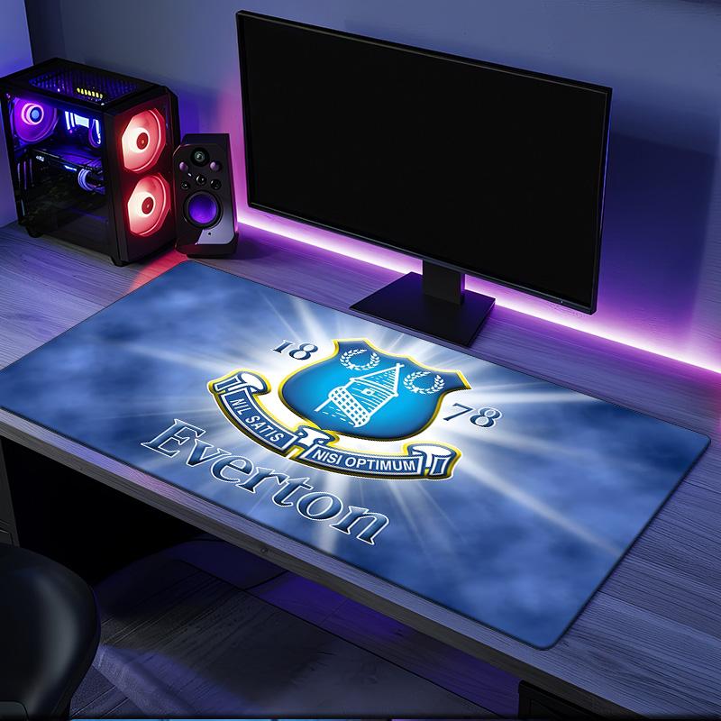 Fußballclub Everton Mauspads, Gummiunterseite, Mauspads für Gamer und Bürogebrauch, Gaming-Schreibtisch , Leicht zu reinigende Matte Weihnachtsgeschenke für Fans