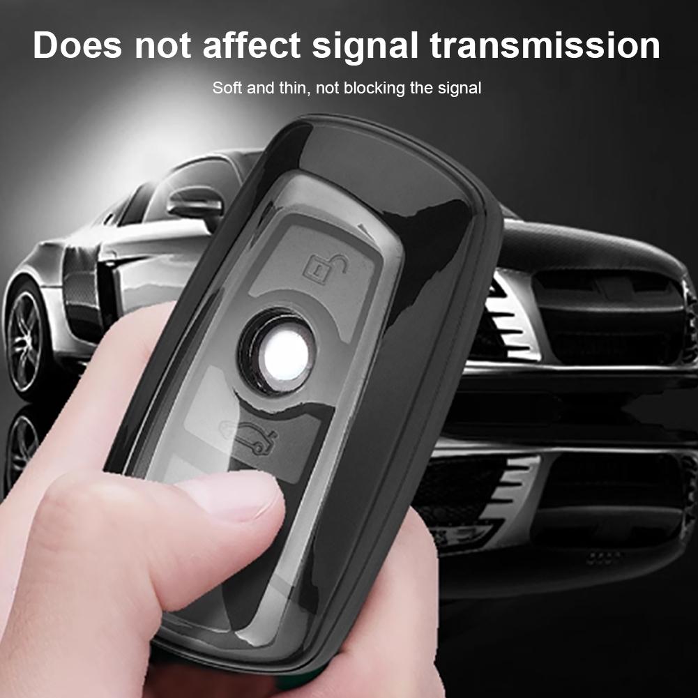 TPU Soft Car Transparent Key Case Remote Control Protect Cover For BMW X3 X4 G02 G05 X5 G07 X7 G30 G12 G11 G32 G31 5 7 Series I8 I12 I15 G01