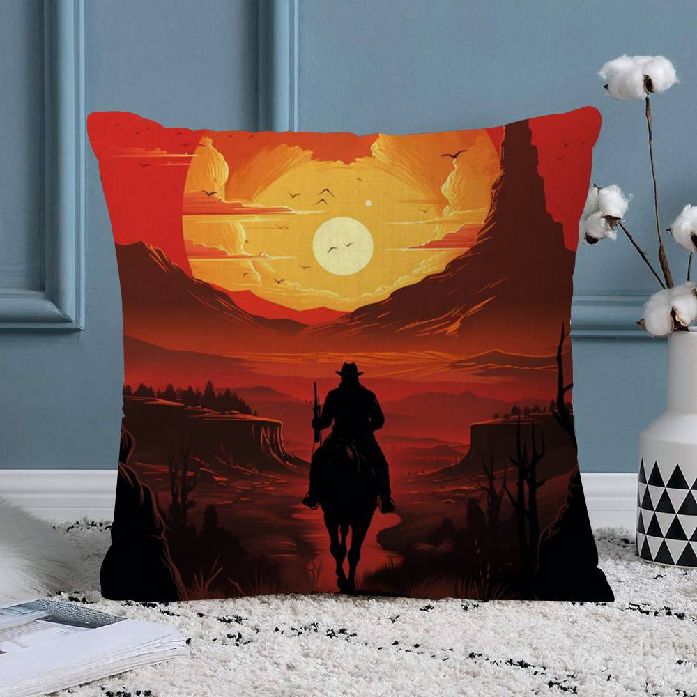 Game TVRedDeadRedemption  Cushion Cover Decorative Pillow Sofa Home Decor case pillow cases