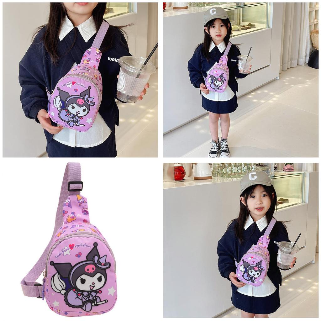 Cute Cartoon Pattern Kids Chest Bag Nylon Coin Purse Wholesale
