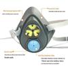 Activated Carbon Protective Mask for Paint, Dust, and Chemicals