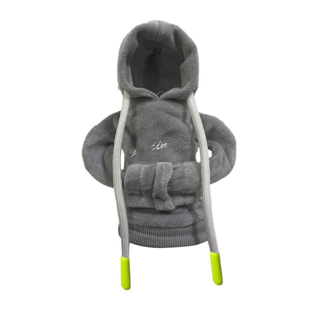 Gear Shift Knob Cover Car Shifter Knobs Cover Mini Hoodie Car Shift Protector Hooded Shirt Gear Stick Case Car Accessories
