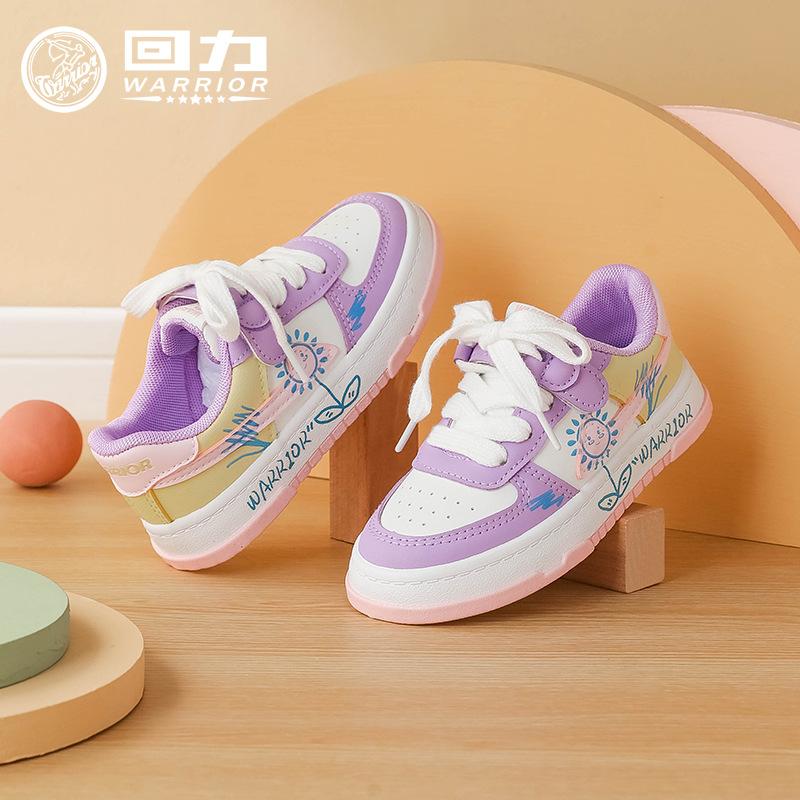 

WARRIOR Однокласник Весна Нові Дівчата Графіті Мода Універсальне Поєднання Кольорів Інс Приплив Кеди Студентське Повсякденне Взуття 37