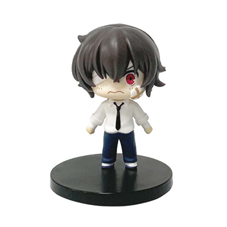 New Bungo Stray Dogs 7cm Dazai Osamu Figure Japanese Cartoon Figurines Collection Cute Toys
