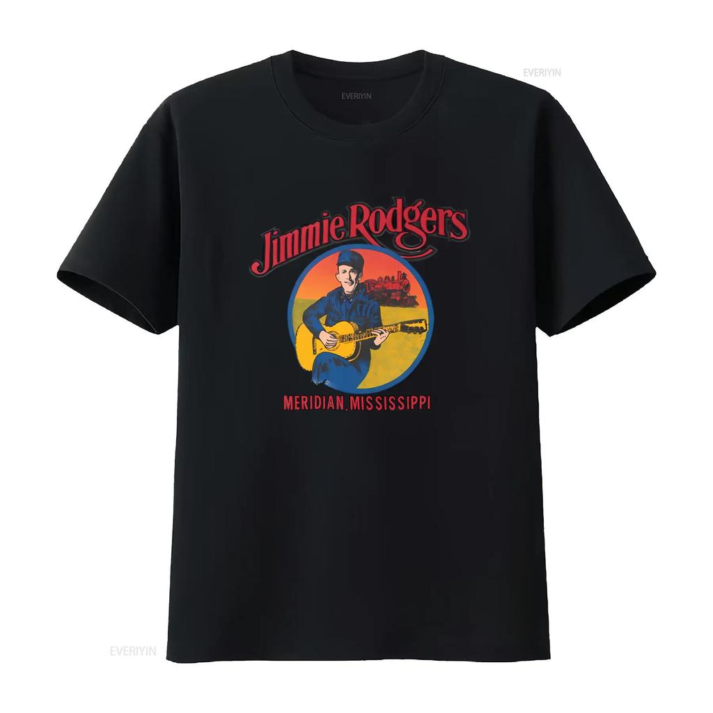 Rare Jimmie Rodgers Cotton White Unisex T Shirt S To XL For Fans H Vintage Washed Homme Comfortable Stretched Streetwear