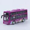 Doppeldeckerbus Modell Diecast Kunststoff Rückziehbus Trägheit Licht Stadtrundfahrtbus Auto Sammlung Spielzeug Geschenke für Kinder Kinder