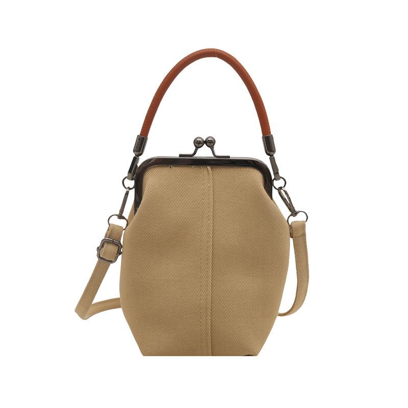 Denim Mobile Phone Bag Messenger Bag New Literary Handbag Versatile Commuter Clip Women's Bag Mobile Phone Bag