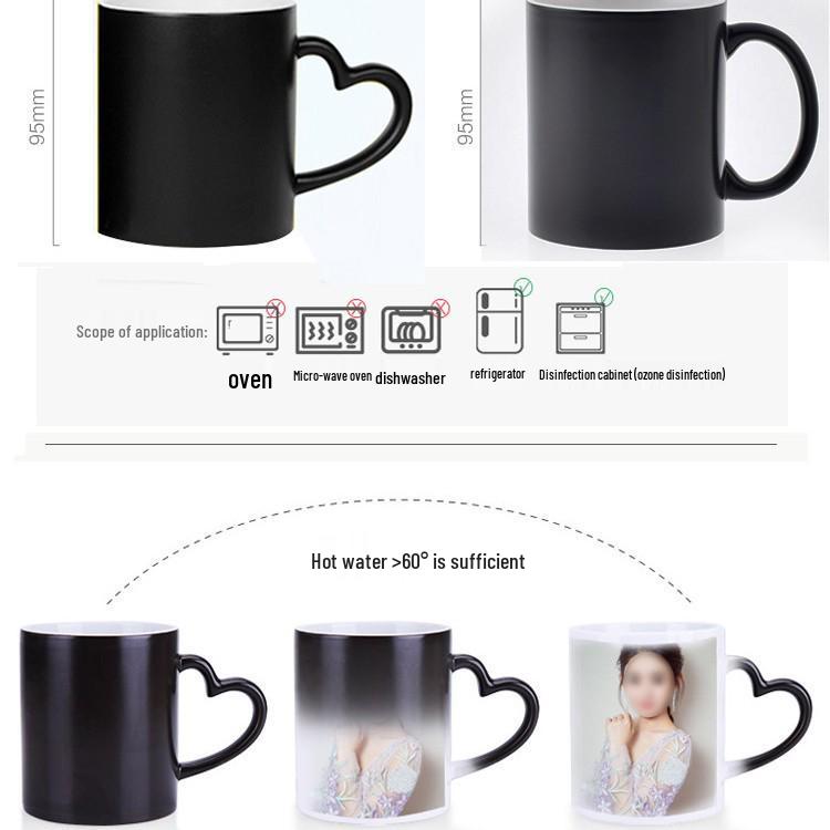 DIY Heat Transfer Ceramic Mug - High Temperature Resistant Blank Coating Cup