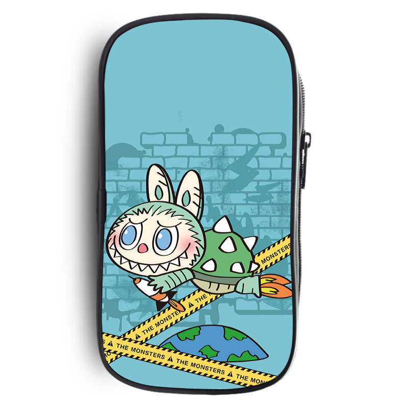 2025 Labubu Primary And Secondary School Students Cartoon Diy Printing Fashion Storage Pencil Bag