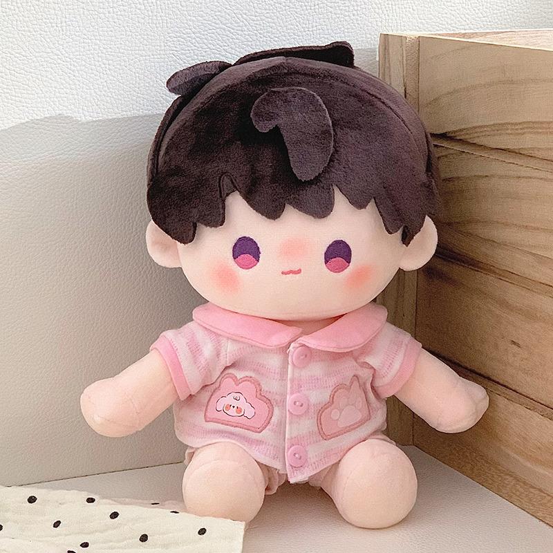 Ca. 20 cm Liebe und Tiefraum Xavier Rafayel Weiche Plüsch-Wirbellose Sitzende Puppe Wechselbare Outfits Spielzeug Mädchen Geburtstagsgeschenk