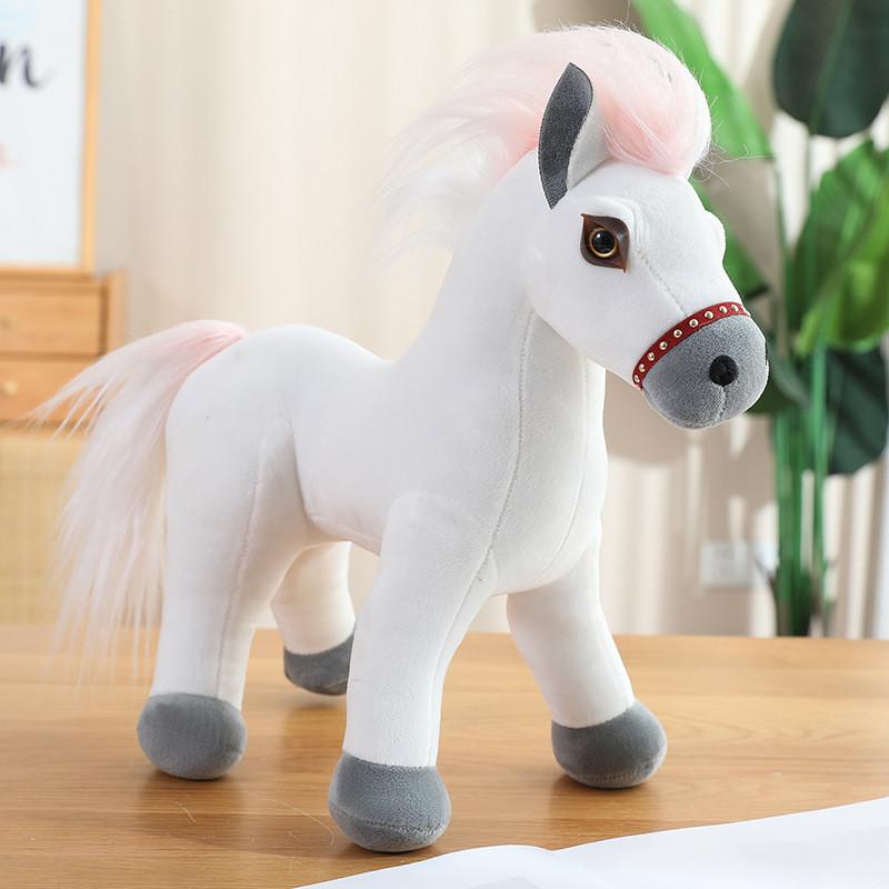 Chinese Zodiac Horse Plush Toy For Children Collectors Animal Soft Stuffed Doll