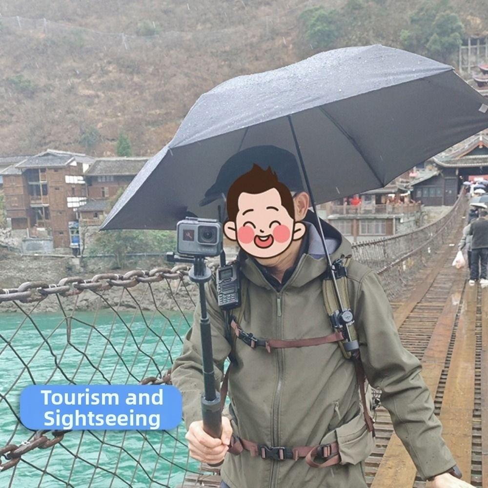 Universal Fit Backpack Umbrella Clip Adjustable Clip Fixed Umbrella Clip Golf