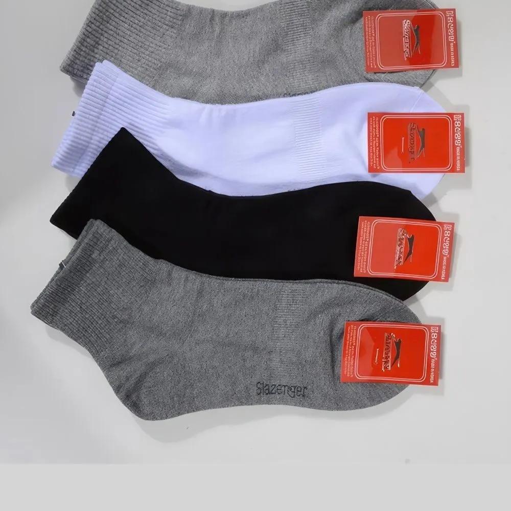 Slazenger Women s Plain Minibara Socks Basic 5-P Ankle Cotton Bulk order (price for orders of 100 or more)