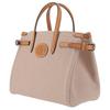 Valentino Antibes Logo Magnetic Closure Cotton Tote Bag Women Tote Bag Light-Brown W2B0R20EZTR2H