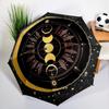 Retro Sun and Moon Umbrella Automatic Open/close, Sturdy Iron Frame & 8-Rib Struct, Umbrella for Women & Men, Christmas Gifts