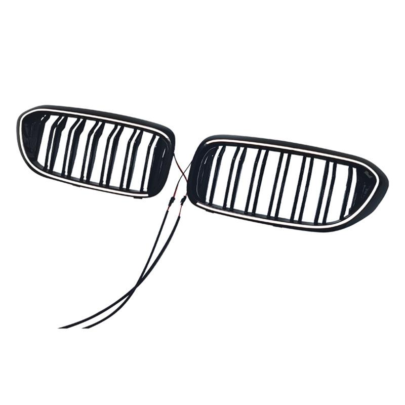 Para BMW Serie 5 G30 2017-2020 Parrilla Delantera de Riñón Luz LED Parrilla Luminosa de Carreras Piezas de Repuesto