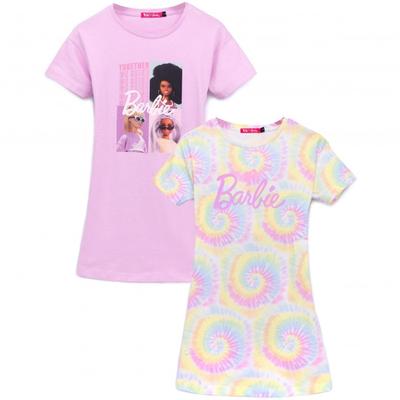 Girls Open Back T-Shirt Dress (Pack of 2)