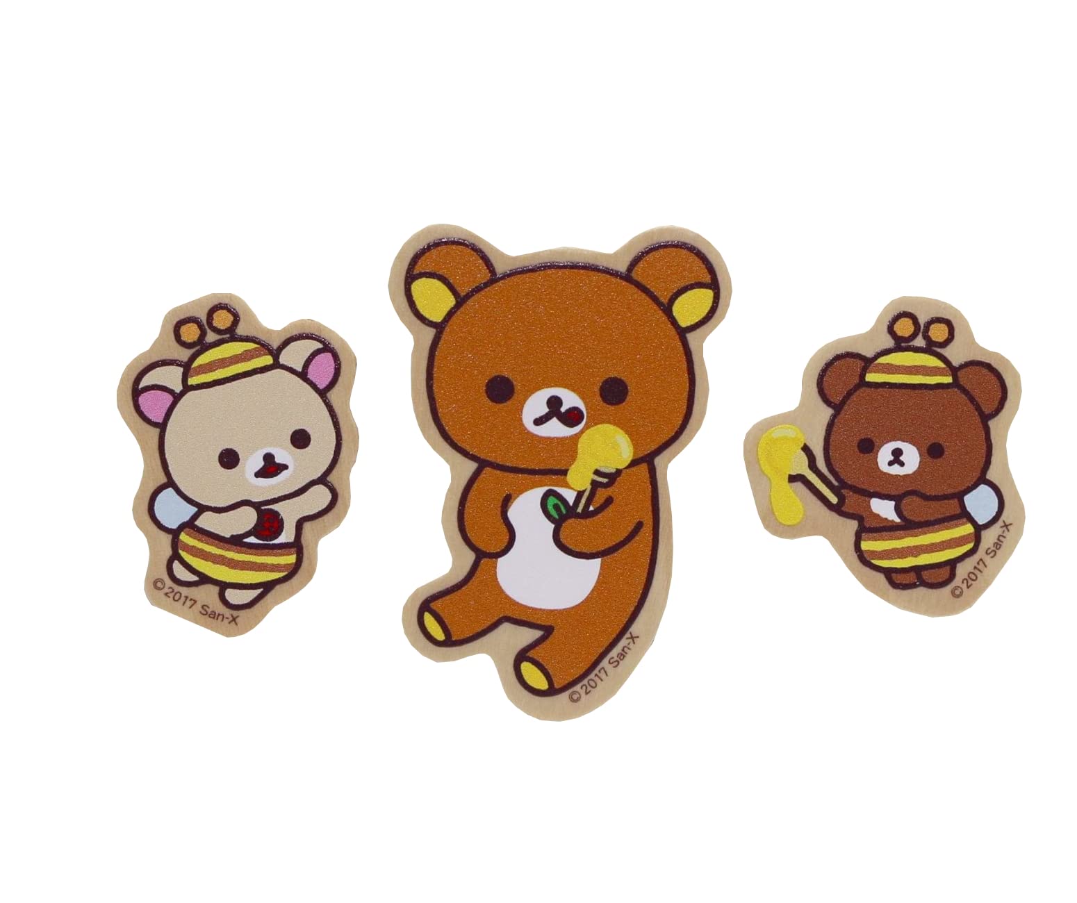 

Nagano Factory Rilakkuma Clip Set RK483 (Honey)