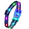 LED Dog Pet Collars Luminous Necklace Buckle IP68 Waterproof Rechargeable Martingale Dog Hunting Stuff for Big Breed Reflective