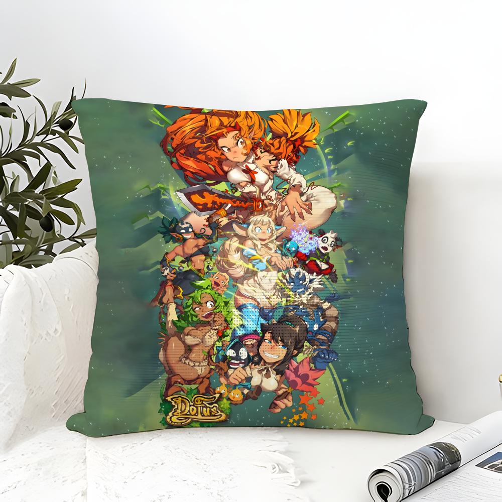 Internet Mmorpg Game W-Wakfu 1 Pillow Case Linen Pillow Case Sofa Home Decor Cushion Cover Cushion Cove