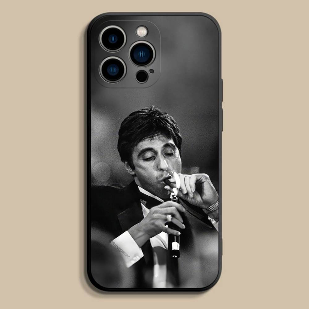 World Is Yours S-Scarfaces Phone Case Silicone Black Soft For iPhone 17,16,15,14,13,12,11,Pro,Max,Plus,E,SE4,Air,Mini