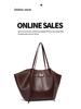 Women's High-End Large Capacity Commuting Tote Handbag