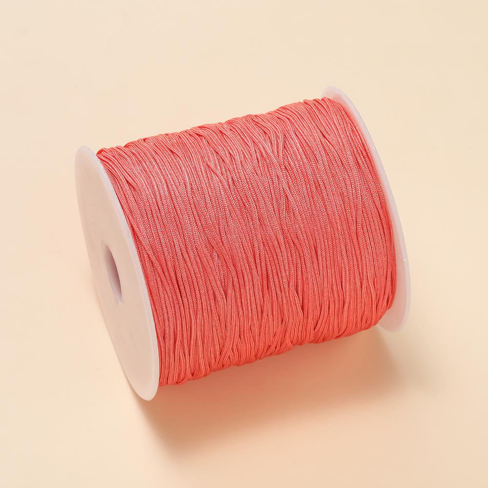 270m 1mm Colored Nylon Beading Cord Non-Stretch Jade Thread for DIY Jewelry Craft Bracelets Necklaces Accessories