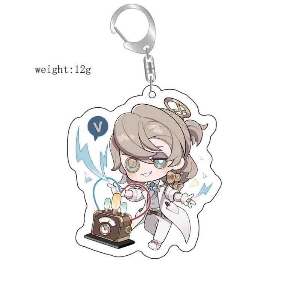 Identity V Anime KeyChain Apollo Joseph Desaulniers Grace Margaretha Zelle Men Key Chain for Women Acrylic Keyring Pendant Gifts