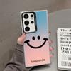 Smile Patterned Anti-drop Phone Case For Samsung S24 S23 A55 A35 Xiaomi Redmi 13C Poco C65 iPhone Huawei Honor 90 Shockproof Protective Bumper Cover