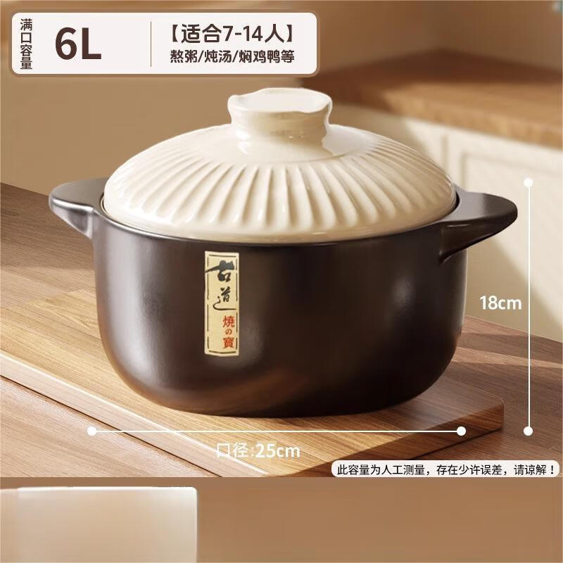 Wutuo High-Temperature Ceramic Stew Pot