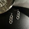 925 Silver Geometric Circle Stud Earrings for Women - Minimalist, High-End Design