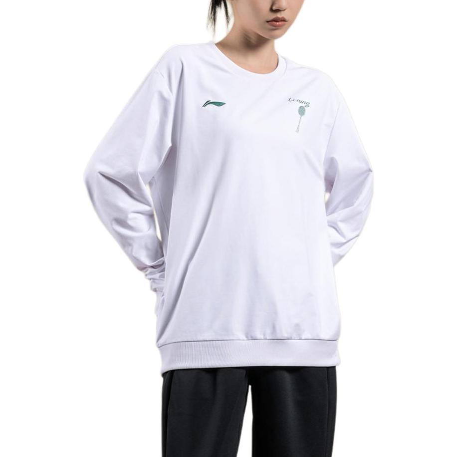 Li Ning Badminton Collection Sweatshirt Unisex Standard White AWDUH99-2