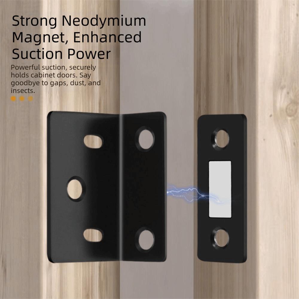 Strong Magnetic Force Magnetic Door Catch Stable Design Punch-Free Catch  Home Use