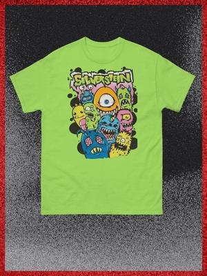 Vintage Silverstein Slime Green Monster Band Shirt Printed On Gildan Unisex