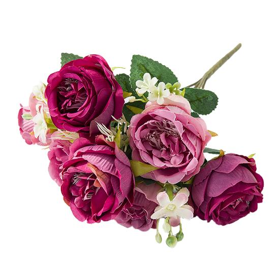 Pełen wdzięku bukiet ślubny Realistyczne eleganckie ozdobne