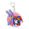 For The Amazing Digital Circus Jax Pomni Ragatha Gangle Acrylic Selfmade Cute Cartoon Anime Keychain Pendant Toy Gifs 5cm