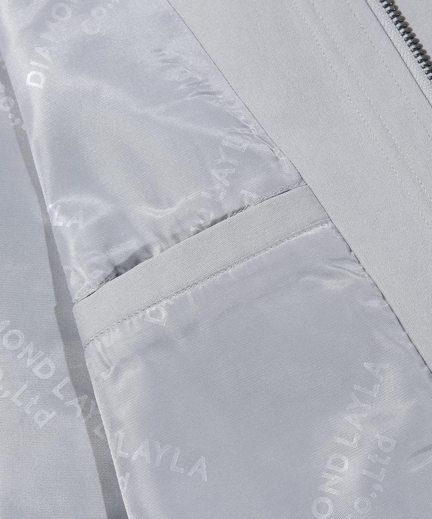 Diamond Layla Comfort Out Pocket Jacket J21 Gray