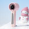 Portable High-Speed Handheld Fan with Stepless Speed Control and Digital Display