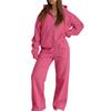 Women's Casual Sweatshirt Jacket Set Comfortable Loungewear for Fall Winter