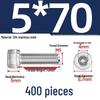 304 Stainless Steel Hex Socket Head Cap Screws, M2-M10, Extended Length