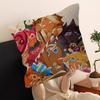 C-Cookie R-Run K-Kingdom Pillow Covers Cartoon Sofa Decorative Home Double-Sided Printing Short Plush Cute Cushion Cover