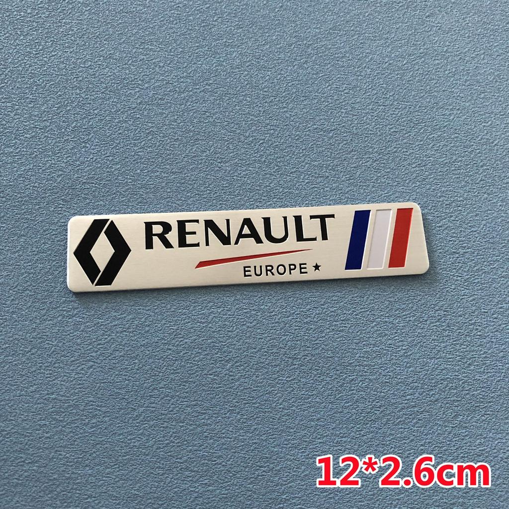 Car Emblem Sticker Accessories For Renault RS GT Clio Megane PARLS PREMIERE Captur Trafic Twingo Scenic 2 Kadjar Zoe Kangoo XX7
