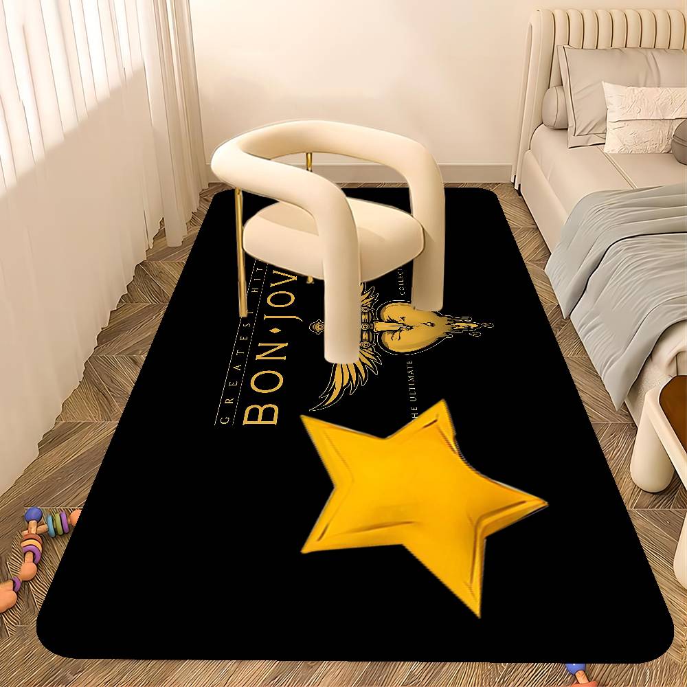 B-BonS Logo J-Jovi Entrance Door Mat Washable Non-Slip Living Room Sofa Chairs Area Mat Kitchen Welcome Doormat