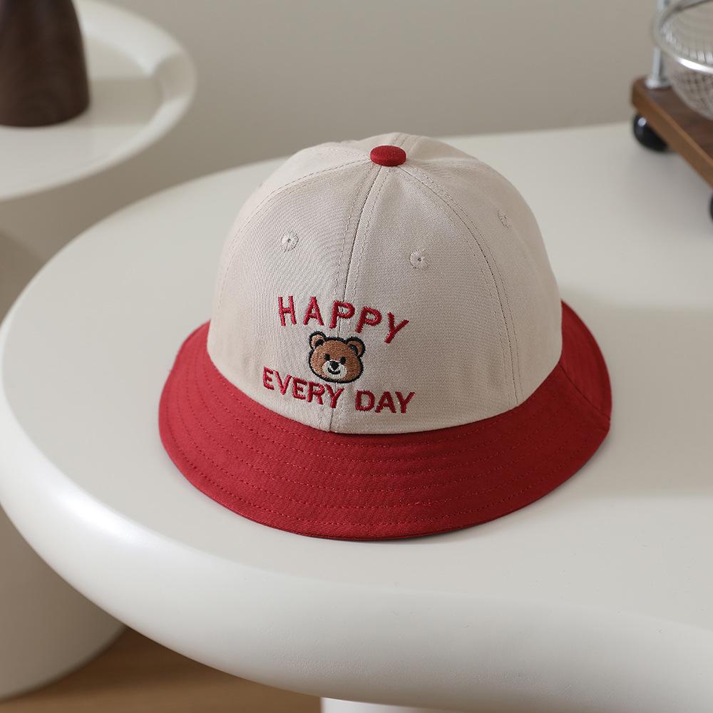 Happy Little Bear Children s Korean Style Bucket Hat One Size