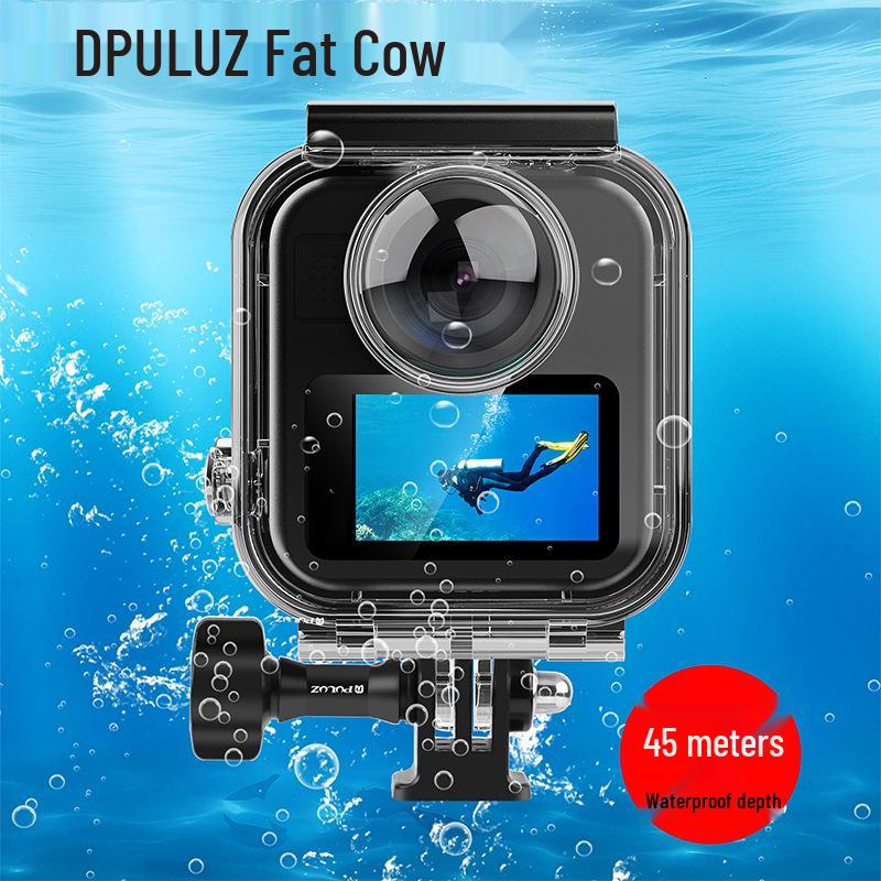 

PULUZ Waterproof Case for GoPro MAX2 45m Diving Protection