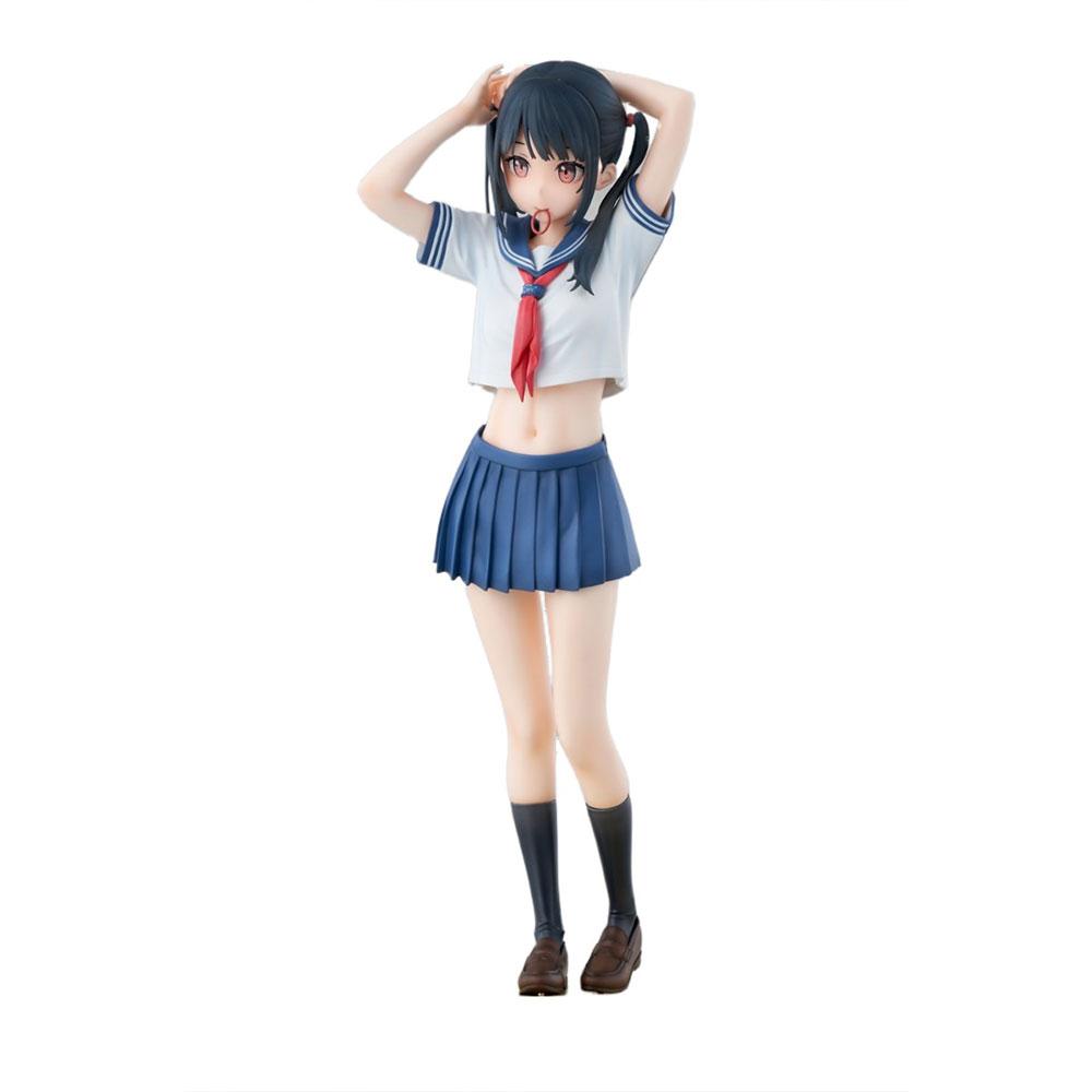28CM Anime Sailor Fuku no Mannaka Figure Sailor Suit Stand Animation Model Toys Gifts Collection Decoration Ornaments PVC